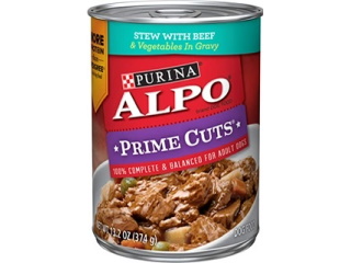 Dog Food Can ALPO Prime Cuts Stew with Beef & Veggies 13oz