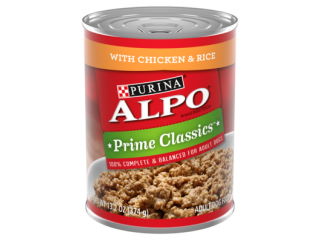 Dog Food Can ALPO Prime Classics Chicken&Rice 13.2oz