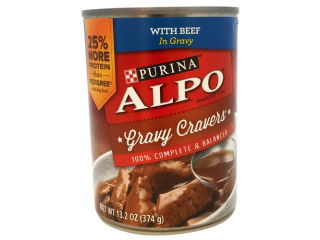 Dog Food Can ALPO Gravy Cravers Beef in Gravy 13.2oz