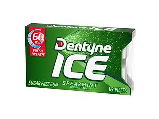 Dentyne Ice Spearmint 16 Pieces