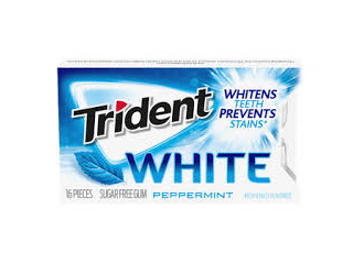 Trident White Peppermint 16 pieces