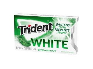 Trident White Spearmint 16 pieces