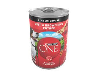 Dog Food Can Purina Classic Beef & Brown Rice 13oz