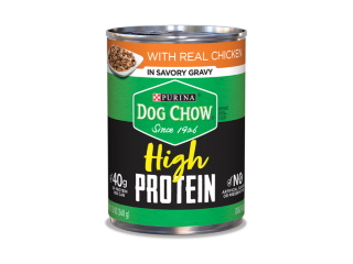 Dog Food Can Purina Chow High Protein Chicken 13oz