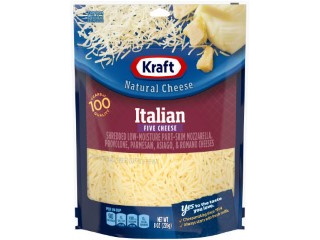 Cheese Kraft Shredded Italian Five Cheese 8oz