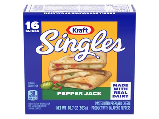 Cheese Kraft Pepper Jack Sliced Singles 16 slices