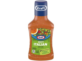 Salad Dressing Kraft Zesty Italian 8oz - Click Image to Close