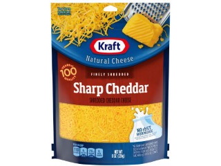 Cheese Kraft Shredded Cheddar Sharp 8oz