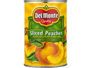 Fruit Peaches Sliced Heavy Syrup Del Monte 15.25oz