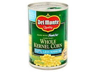 Corn Del Monte Whole Kernel - 50% Less Sodium 432g