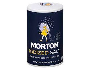 Salt Morton Iodized 737g - Click Image to Close