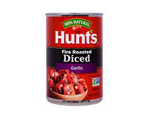 Tomato Diced Hunts Fire Roasted Garlic 411g (14.5oz)