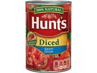Tomato Diced Sweet Onion Hunts 411g (14.5oz)