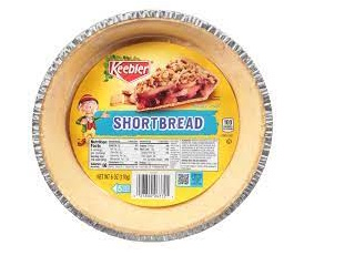 Pie Crust Keebler Shortbread 9" - Click Image to Close