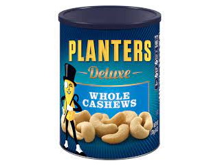 Peanuts Planters Cashew Deluxe Whole 6oz