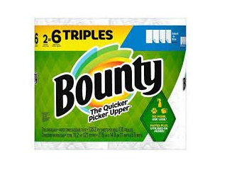 Paper Towel Bounty 2-6 Triple Rolls