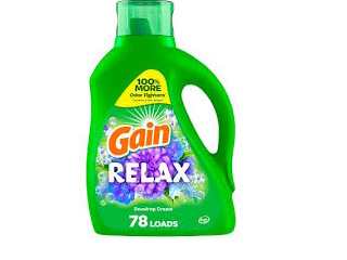 Gain Liquid Laundry Detergent Dewdrop Dream 3.34L