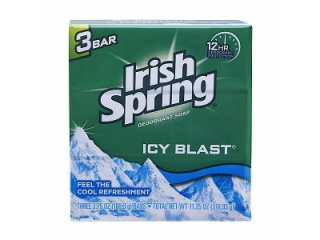 Soap Bar Irish Spring Icy Blast 3pk 7oz