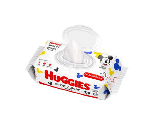 Wipes Huggies Simply Clean 64'