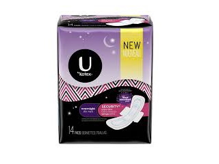Kotex Ultra Thin Overnight Wings 14 count
