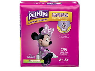 Pull- Ups Huggies 2T-3T Girl 25 pack