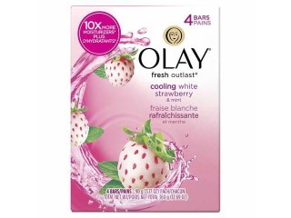 Soap Bar Olay Fresh Outlast Strawberry 4pk 3.17oz