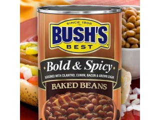 Baked Beans Bush Bold & Spicy 28oz