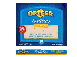 Tortillas Ortega Flour 8" 10 Count