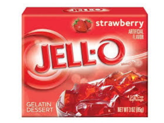 Jello Gelatin Strawberry 3oz