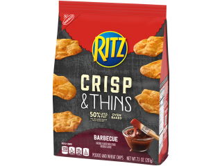 Ritz Crisp & Thins 50% Less Fat BBQ 7.1oz