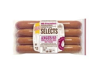 Sausage Oscar Mayer Angus Beef Bun Length 14oz