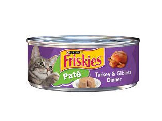 Cat Food Can Friskies Pate Turkey & Giblets 5.5oz