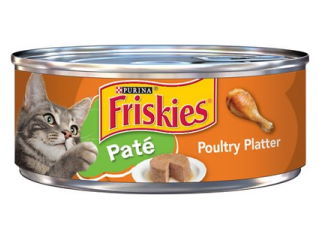 Cat Food Can Friskies Pate Poultry Platter 5.5oz