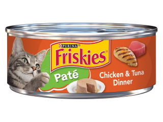 Cat Food Can Friskies Pate Chicken & Tuna 5.5oz