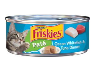Cat Food Can Friskies Pate Whitefish & Tuna 5.5oz