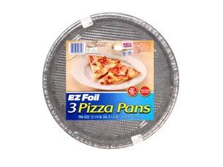 EZ Foil Pizza Pan 3 count