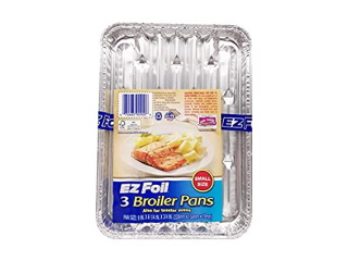 Foil Pan EZ Broiler 3ct 9"x6"