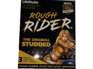 Rough Rider Original Studded Latex Condom 3 pack