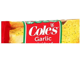 Bread Coles Garlic mini loaf 8oz