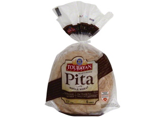 Toufayan Pita Bread Whole Wheat 6 loaves