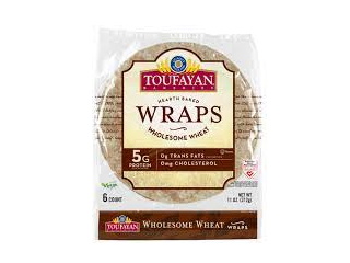 Wraps Wholesome Wheat Toufayan 6 count
