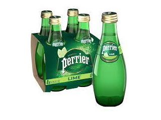 Perrier Carbonated Mineral Water Lime 4pk 11oz