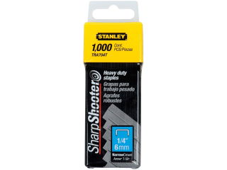 Staples Stanley Sharp Shooter Heavy Duty 1/4" 6mm - Click Image to Close
