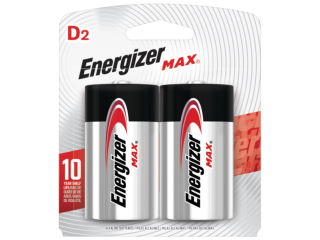 Battery Energizer Max D 2pk
