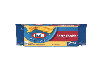 Cheese Block Kraft Sharp Cheddar 8oz