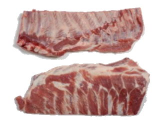 Pork Spareribs Choice Trimmed /kg