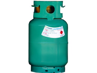 Propane - 10lb LPG Tex Green/White (Swap)