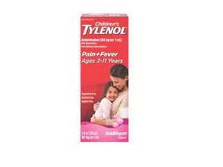 Tylenol Pain+Fever B/Gum 4 Oz - Click Image to Close