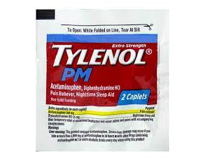 Tylenol Pm 2 Tab/Pkt - Click Image to Close