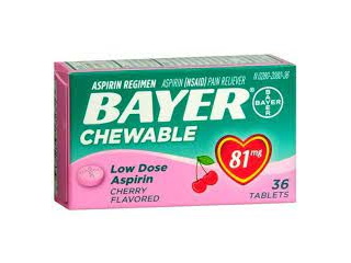 Bayer Aspirin 81Mg 36'S Cherry